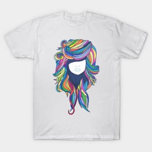 Rainbow Hair T-Shirt